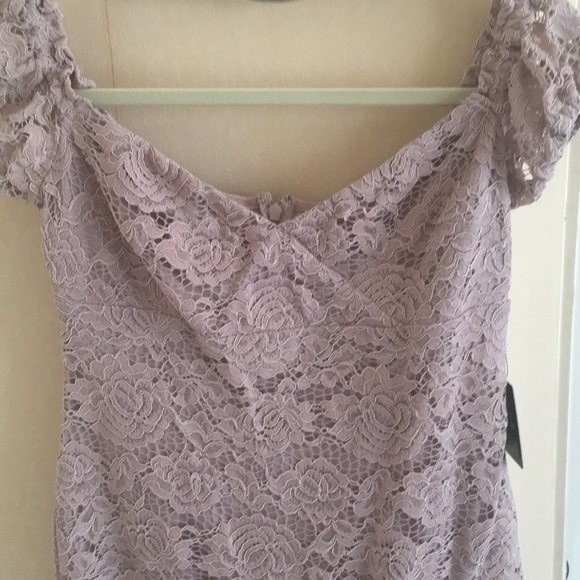 Express dusty rose lace sheath dress - Picture 5 of 7